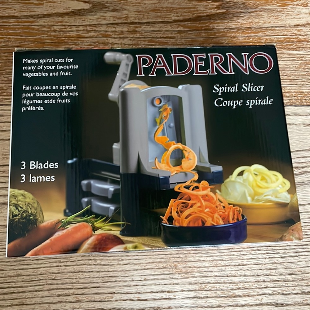 Paderno spiral slicer foodie food prep chef